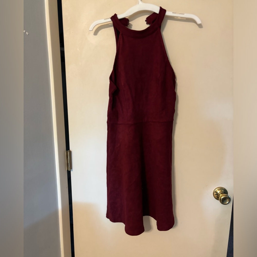 Altar’d State Maroon Suede dress
